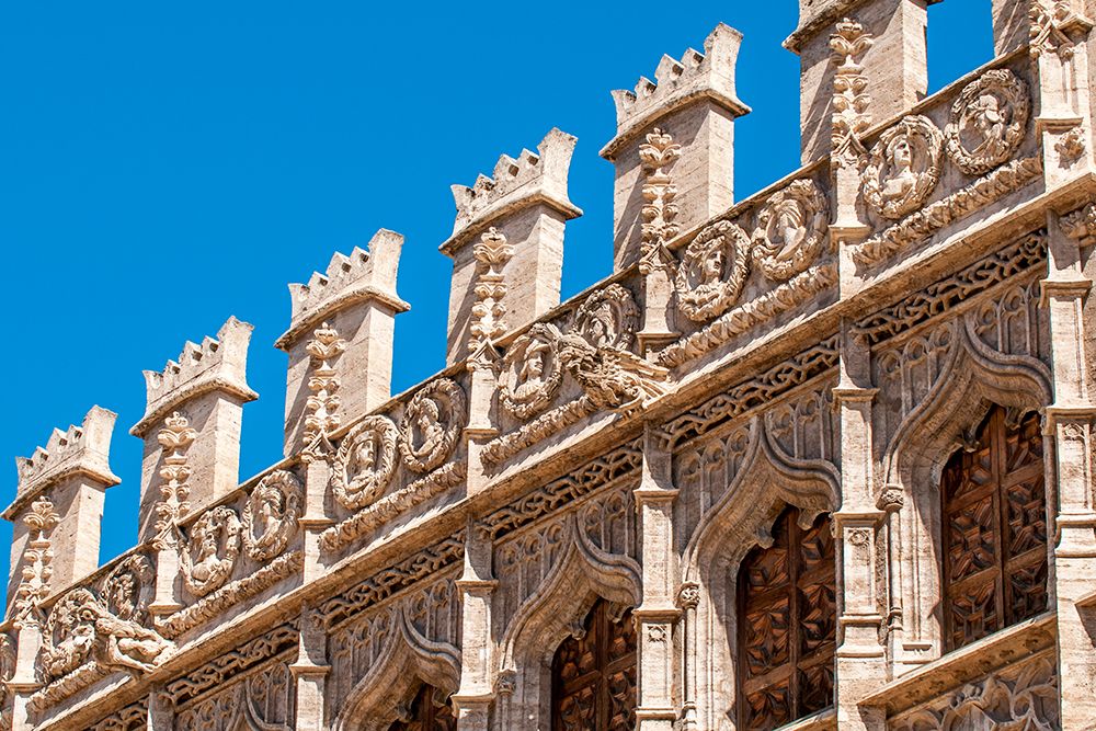 Lonja de la Seda or Llotja de la Seda (Silk Exchange) UNESCO World Heritage Site, Valencia, Spain.